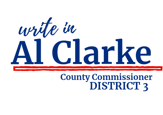 Al Clarke for County Commissioner logo