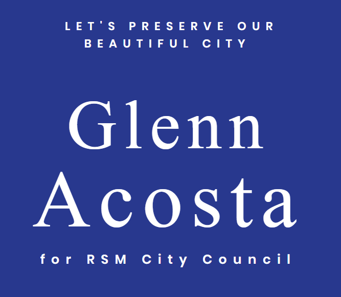 Glenn Acosta for RSM City Council 2020 logo