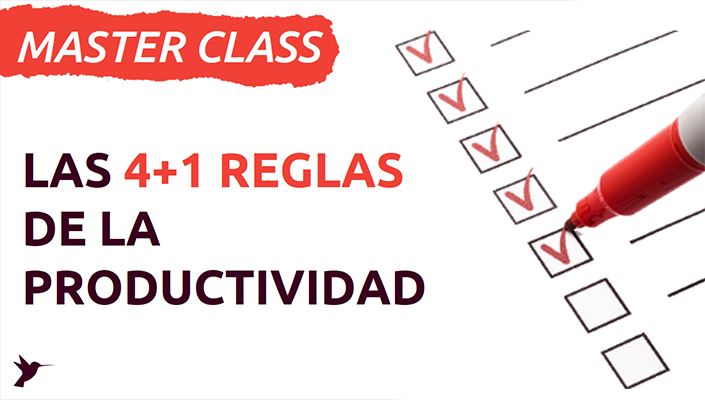Product image for Las 4+1 Reglas de la Productividad con la Metodología FAST® - Máster Class