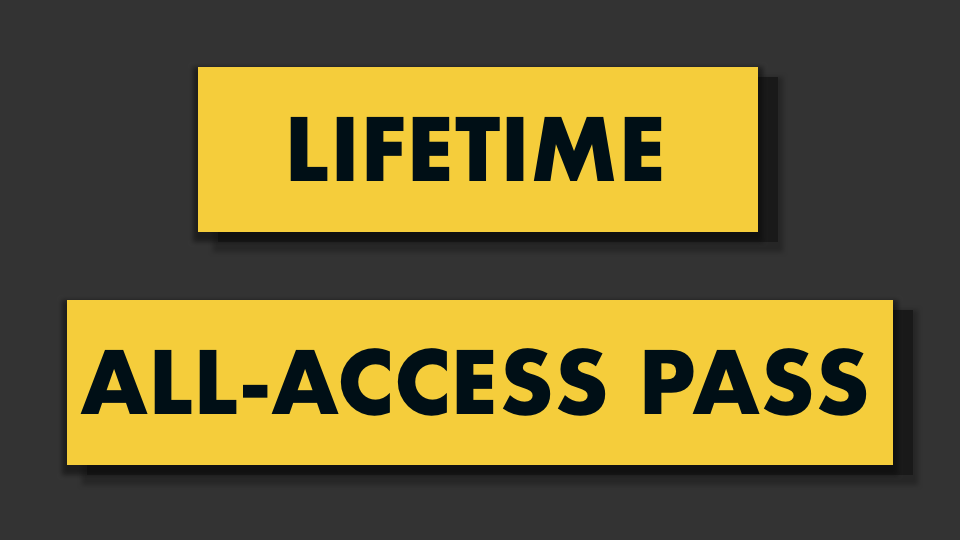 Lifetime All Access Pass EatTheBlocks Pro