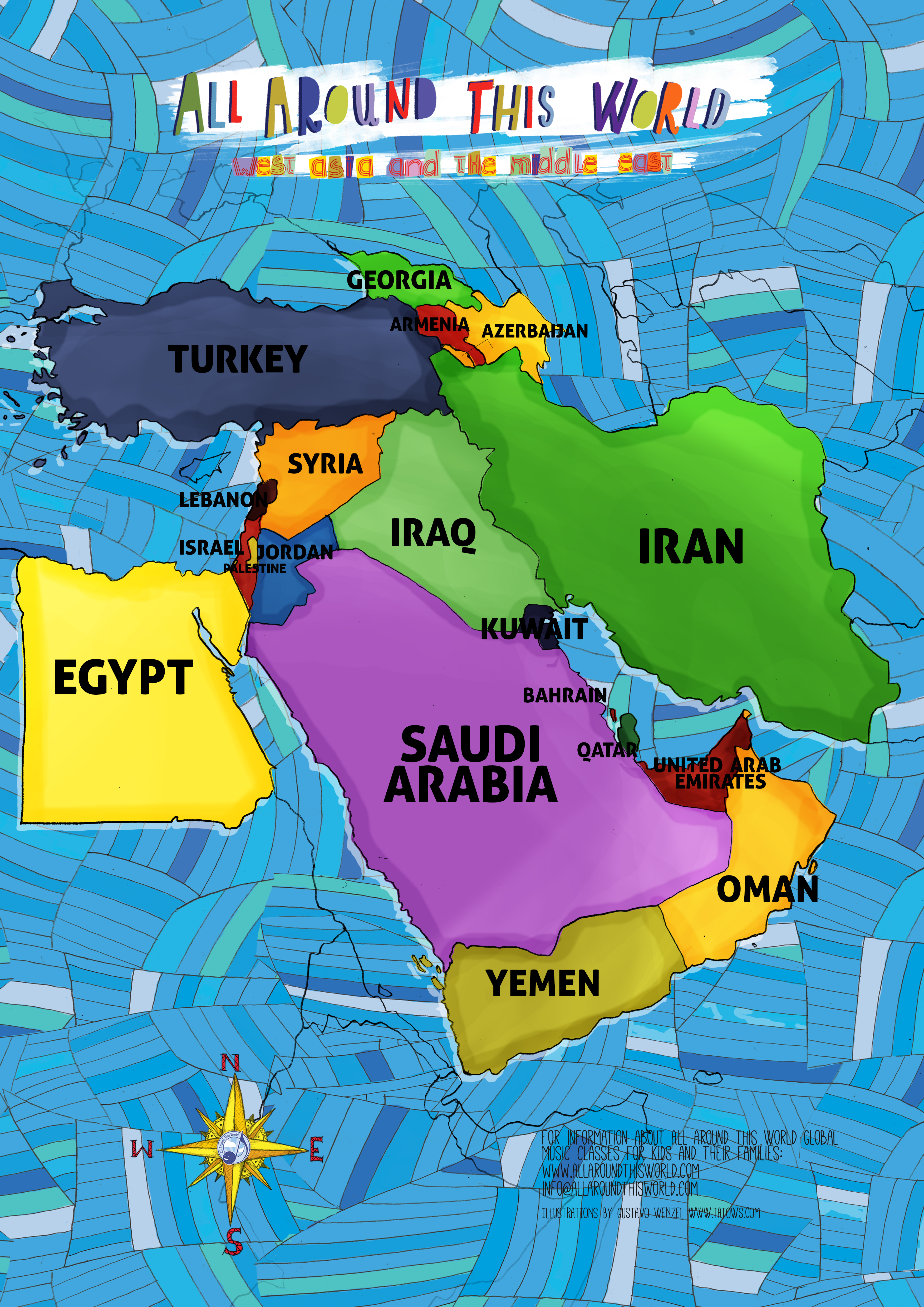 West Asia and the Middle East -- All Around This World