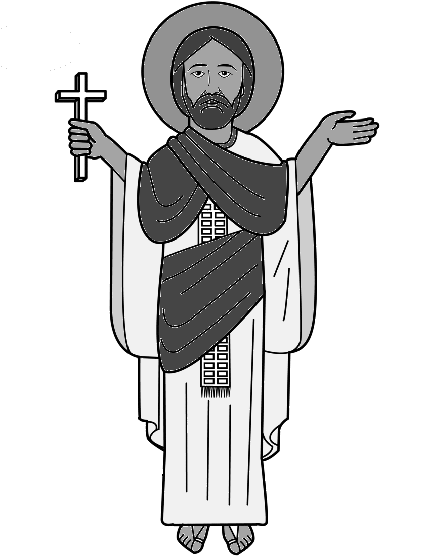 Saint George The New Martyr Coptic Orthodox Church logo