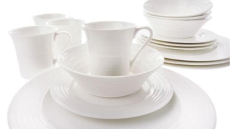 White Crockery Set