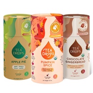 Fall Favorites (Pumpkin Spice, Apple Pie, Chocolate Gingerbread) from Tea Drops