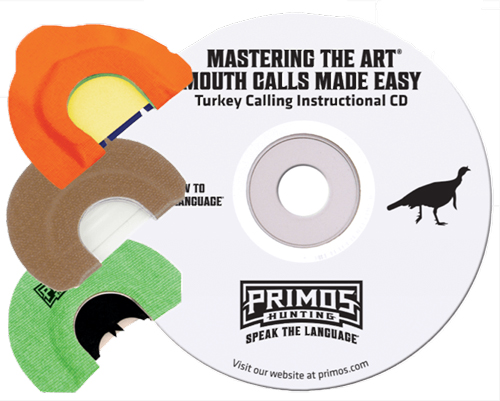 Primos PS1243 Mastering The Art Call Pack Diaphragm Call Attracts Turkeys Multi Color Blister Pack | USA Gun Store