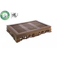 Large Grape Sandalwood Tea Table from Dragon Tea House