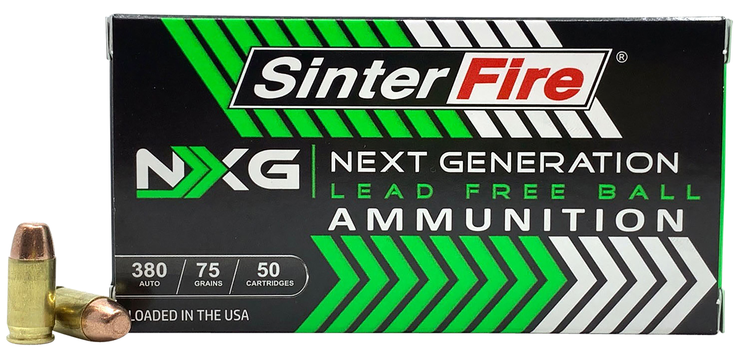 terfire SF38075NXG .380 Auto 75 Gr Lead Free Ball (LFB) Ammo