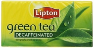 Decaffeinated Green Tea from Lipton