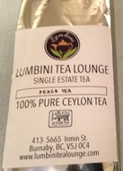 Peach Tea from Lumbini Tea Lounge