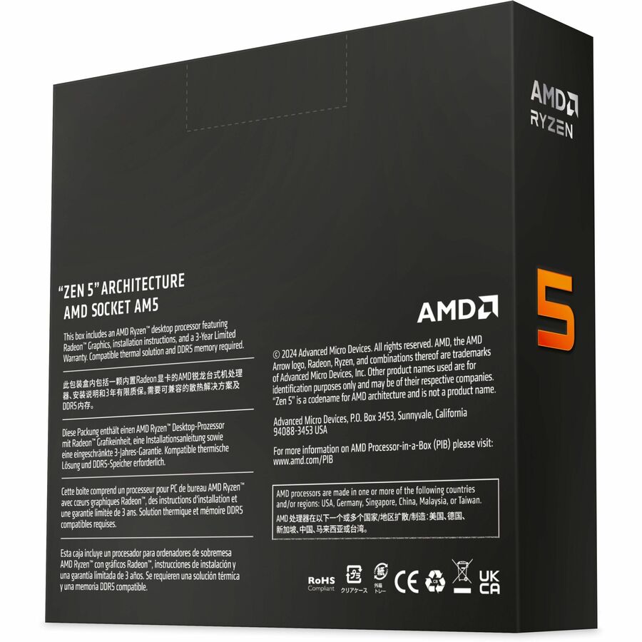 AMD Ryzen 5 9600X - Ryzen 5 9000 Series Granite Ridge (Zen 5
