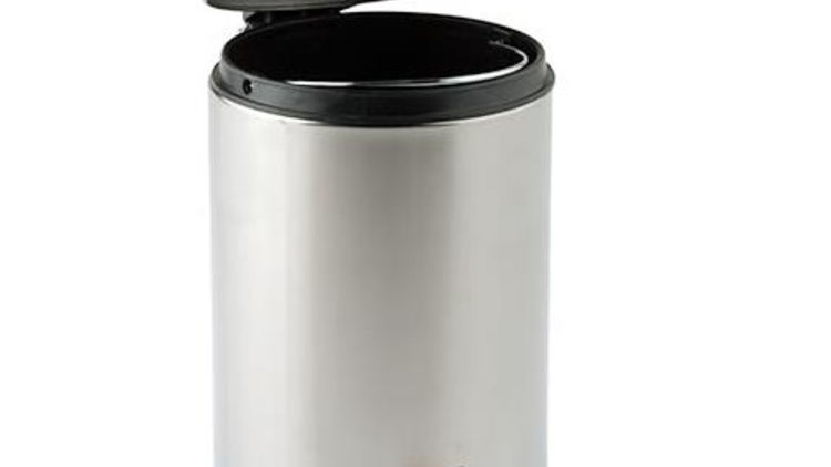 Stainless Steel Bathroom Bin - Kmart