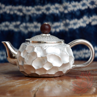 Handmade Solid Silver Gongfu Teapot from Crimson Lotus Tea