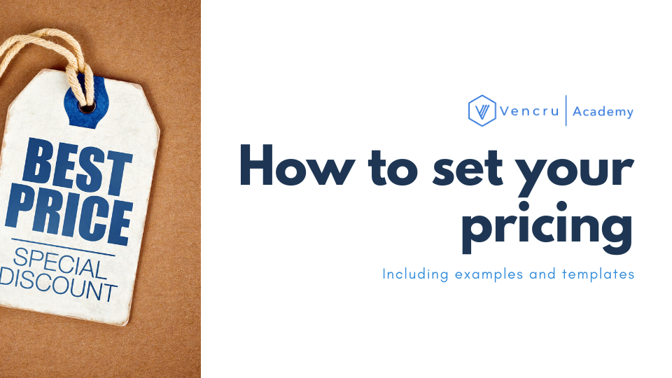 Pricing your products and services