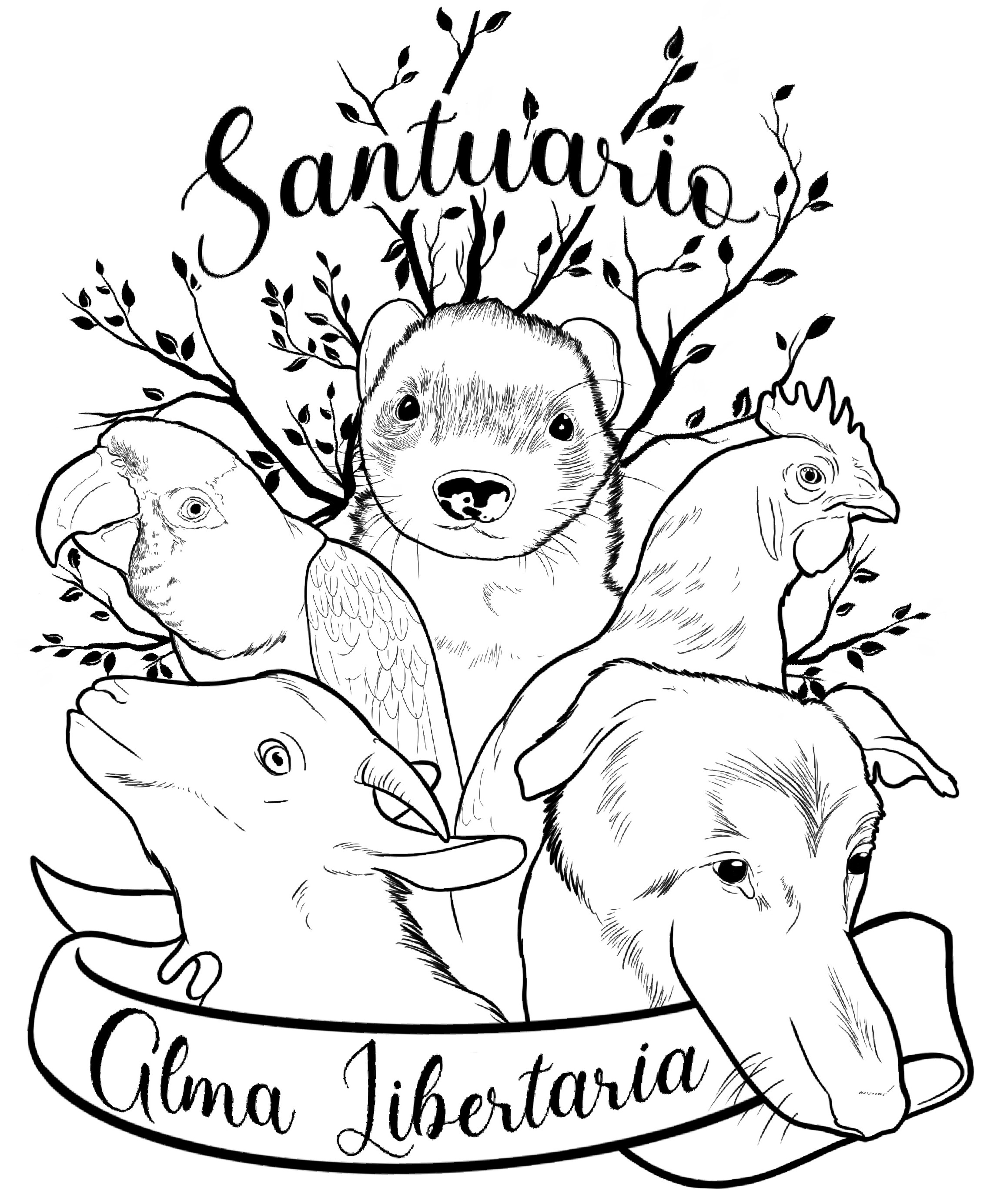 Santuario Alma Libertaria logo