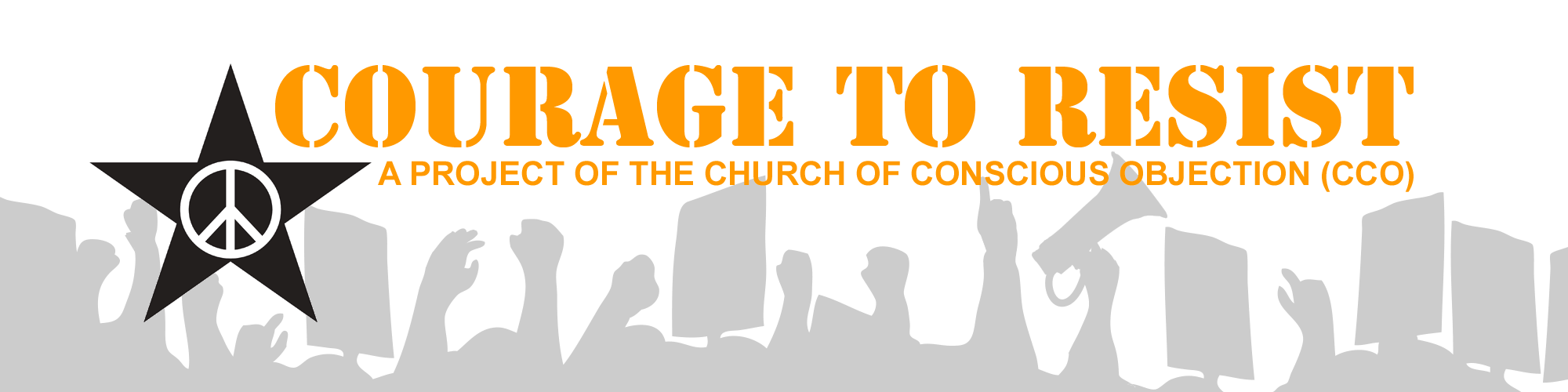 Courage to Resist / Objector Church logo