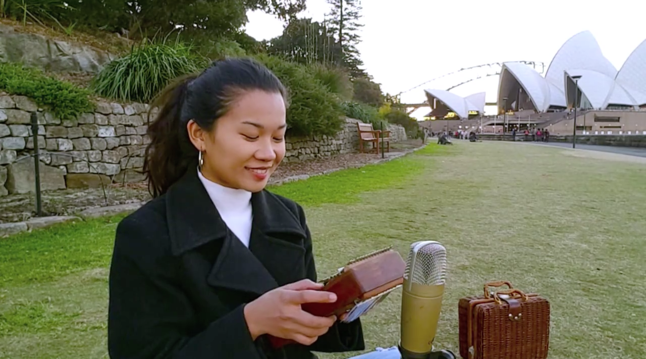 Bea Lorenzo performs The Beatles' Blackbird on kalimba – watch