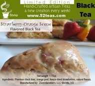 Strawberry Orange Scone from 52teas