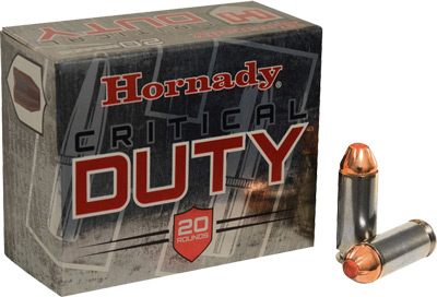 Hornady Critical Duty Nickel Plated Brass 10mm 175-Grain 20-Rounds FL