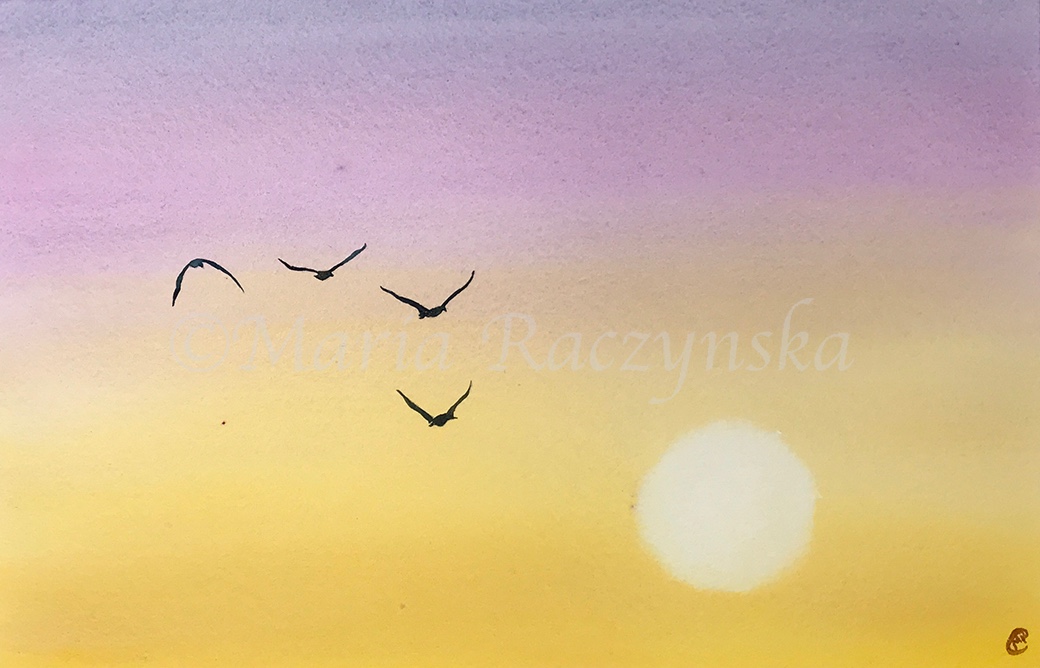Smooth Sky Exercise by Maria Raczynska