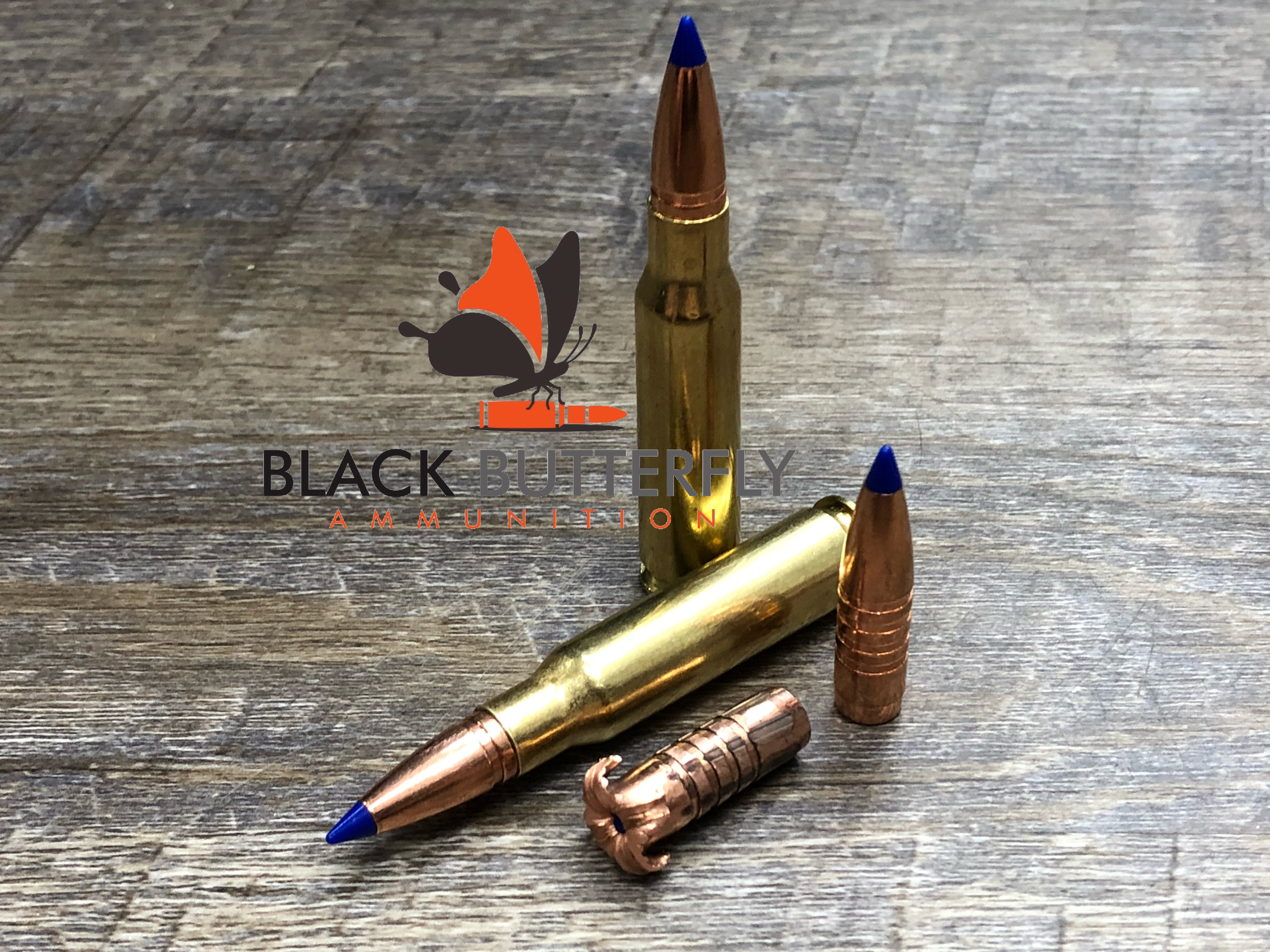 Black Butterfly Ammunition Premium 308 Win 165 Gr 20 Rounds