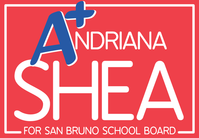 The Committee to Elect Andriana Shea for San Bruno Park School Board of Trustees 2020 logo