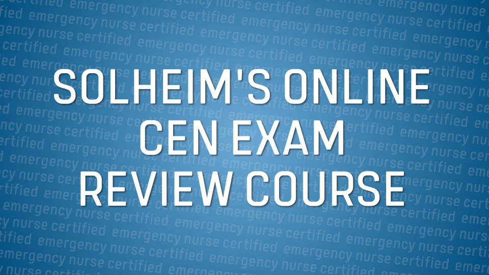 Solheim's Online CEN Exam Preparation Course Solheim Enterprises