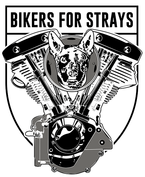 bikers for strays logo
