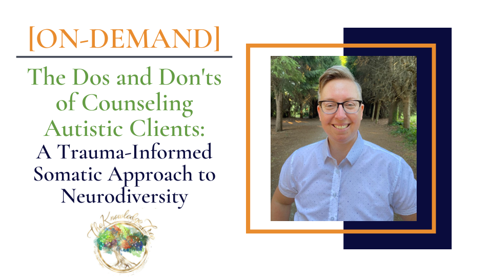 Neurodiversity On-Demand Continuing Education Course for therapists, counselors, psychologists, social workers, marriage and family therapists