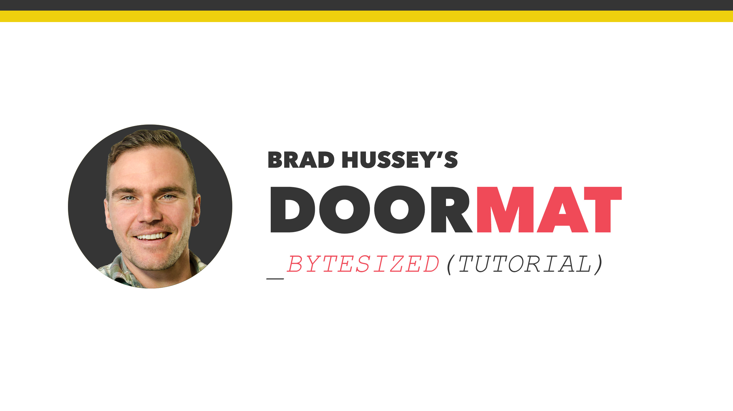 The Doormat Hack Your Own Welcome Mat Opt In Box Code
