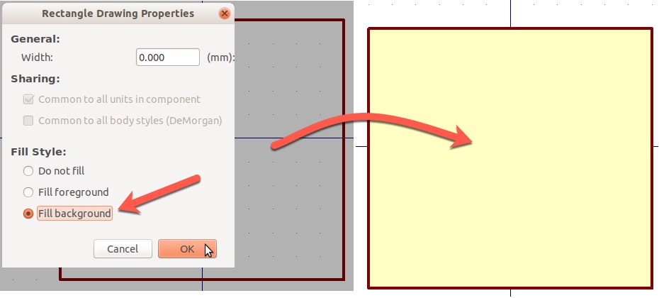 Figure 11: Fill the rectangle background