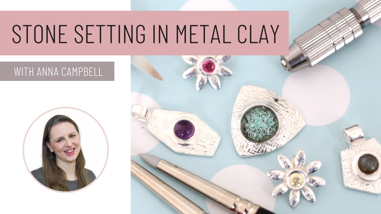 Product image for Stone Setting In Metal Clay (Torch Fire Techniques)