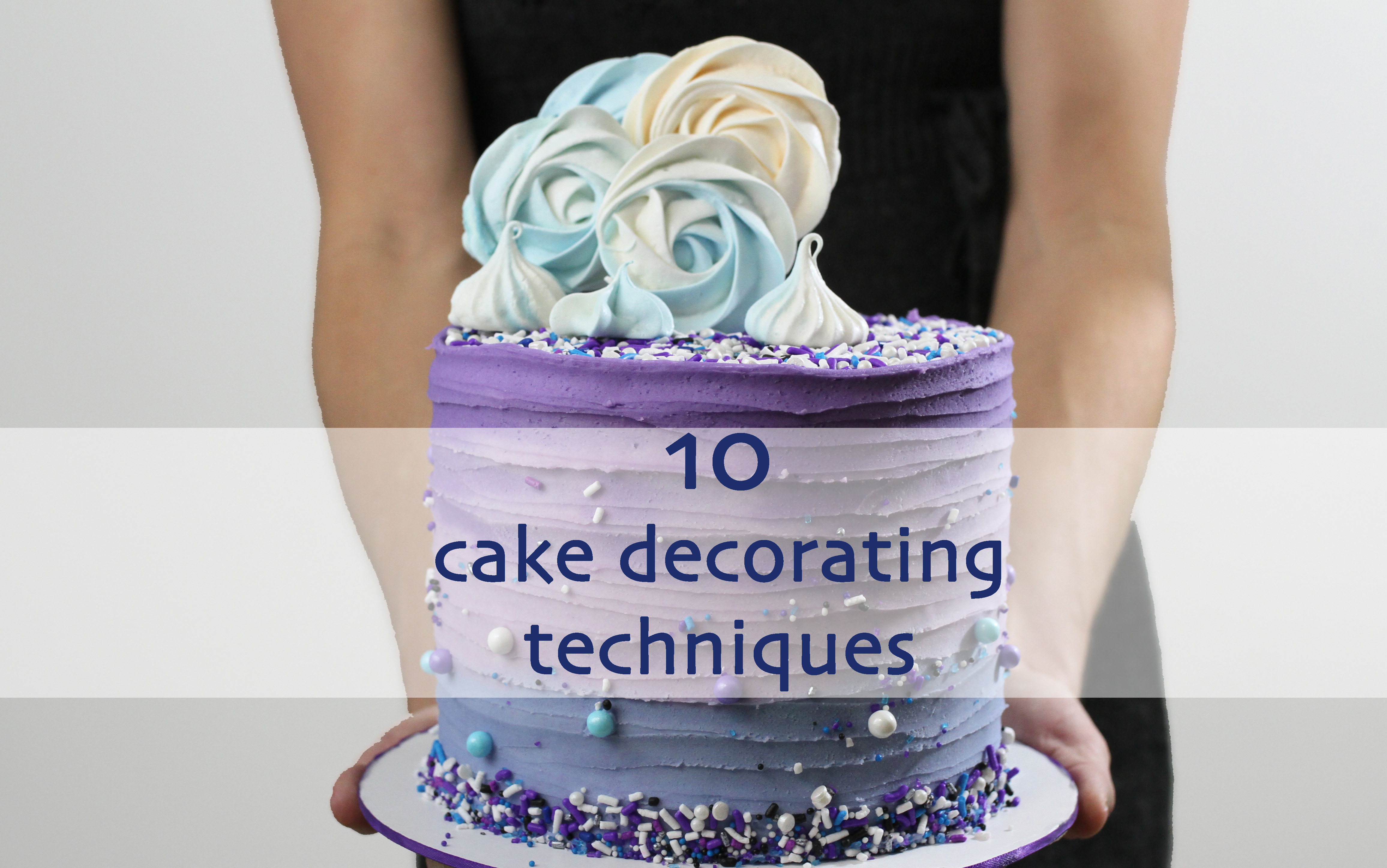 10 Cake Decorating Techniques Course | British Girl Bakes