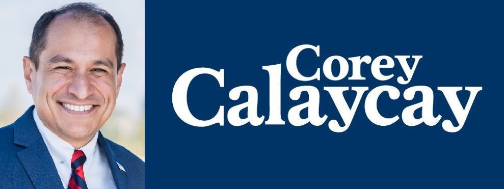 Corey Calaycay for Claremont City Council 2020 logo