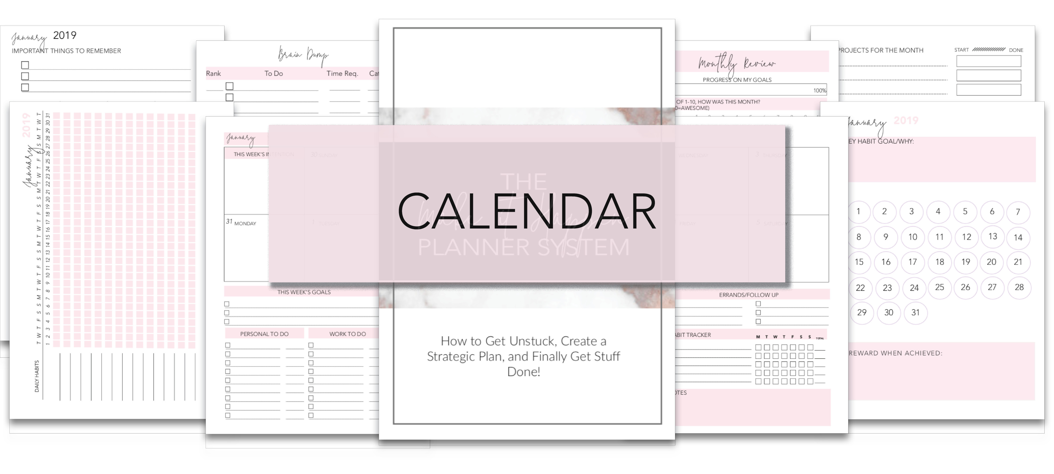 Make it Happen Planner System Wendaful Planning