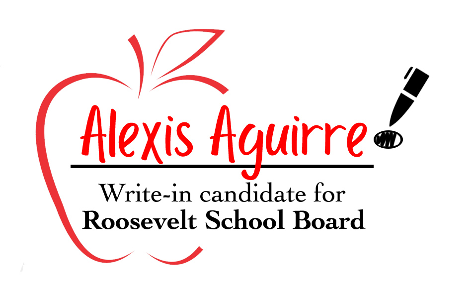 Alexis Aguirre for Roosevelt logo