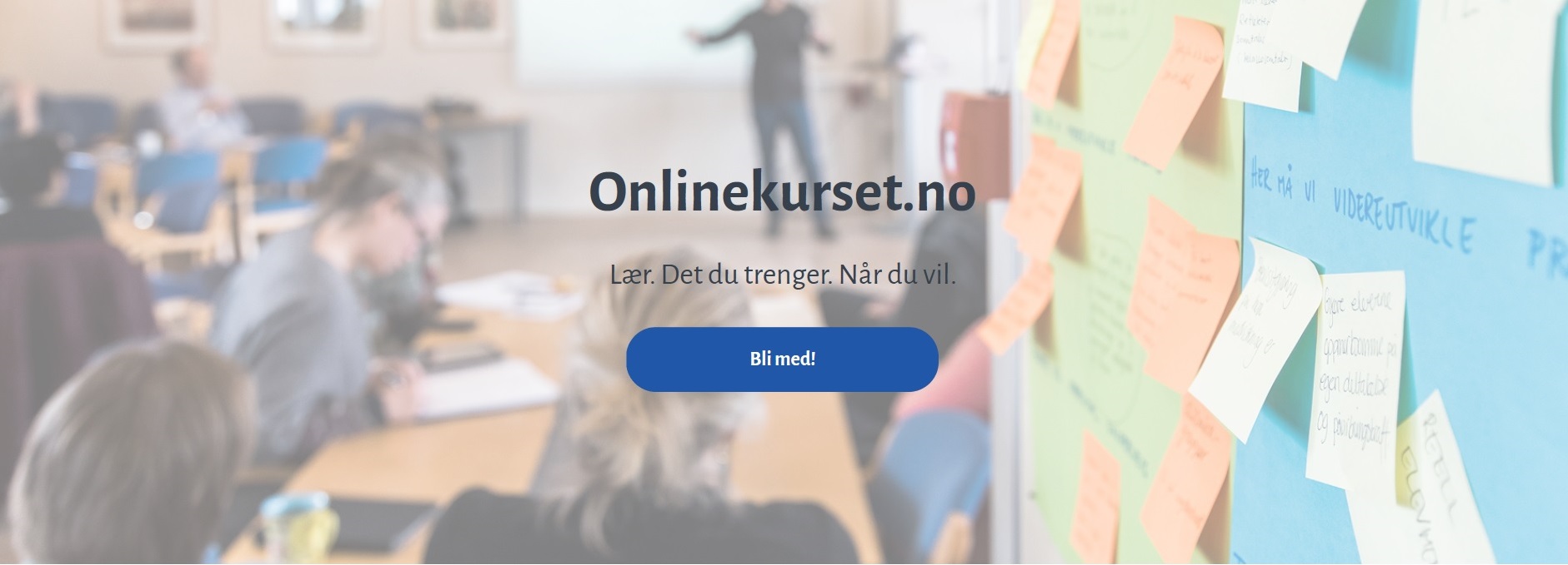 Product image for Introduksjon og velkommen til Onlinekurset.no