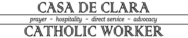 Casa de Clara Catholic Worker logo