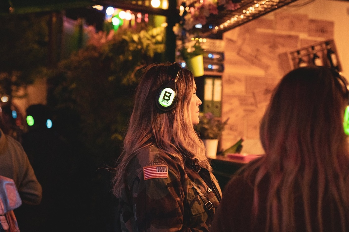 BIRDbeats • Silent Disco at Garden of BIRD 19 juli De Buik van Rotterdam
