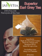 Superior Earl Grey Tea from JAS eTea