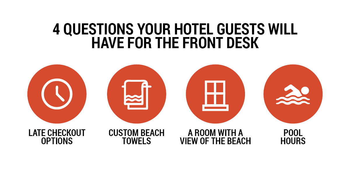 4 Questions Your Hotel Guests Will Have For the Front Desk