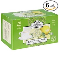 Lemon and Lime Black Tea from Ahmad Tea