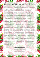 Cinnamon Apple Cranberry from Handmade Tea