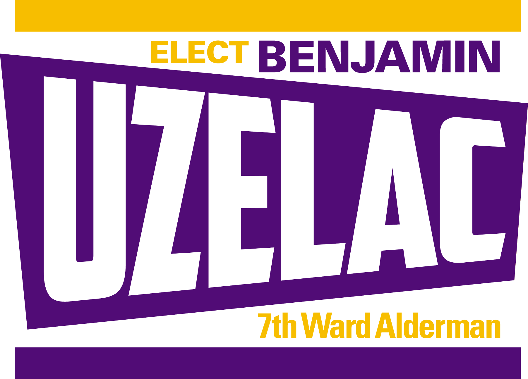 Benjamin Uzelac for 7th Ward Alderman logo