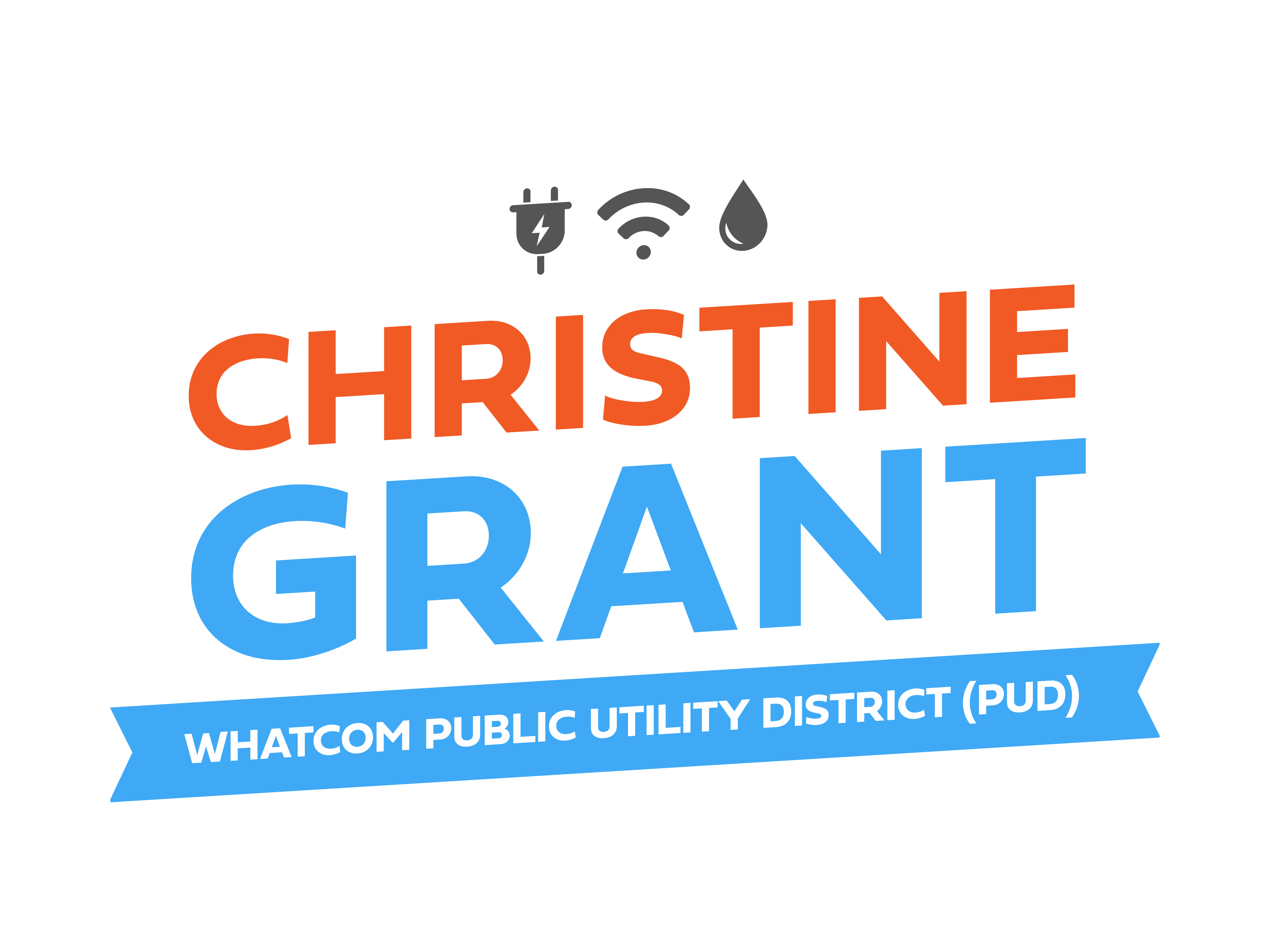 Christine Grant for PUD logo