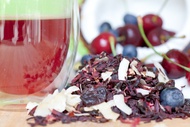 Organic Ruby Zing from The Rabbit Hole Organic Tea Bar