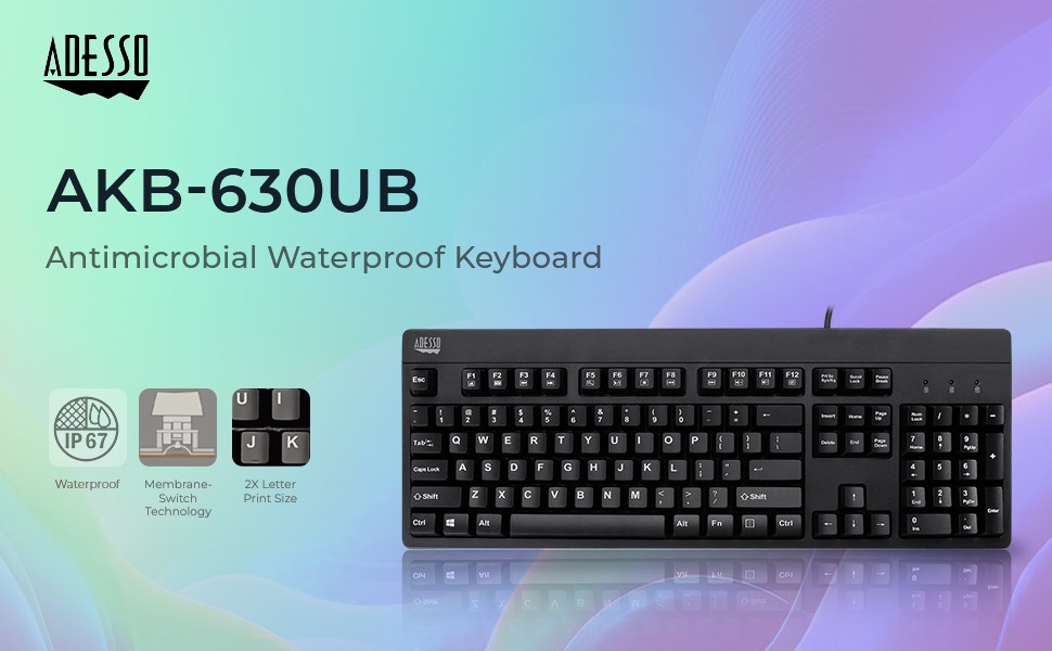 AKB！ Amazon.com: Adesso AKB-600HB 19-Key Mechanical Keypad with 3-Port