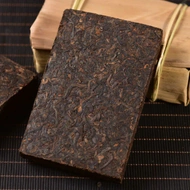 2010 Menghai "Bamboo Wrapped" Ripe Pu-erh Tea Brick from Yunnan Sourcing