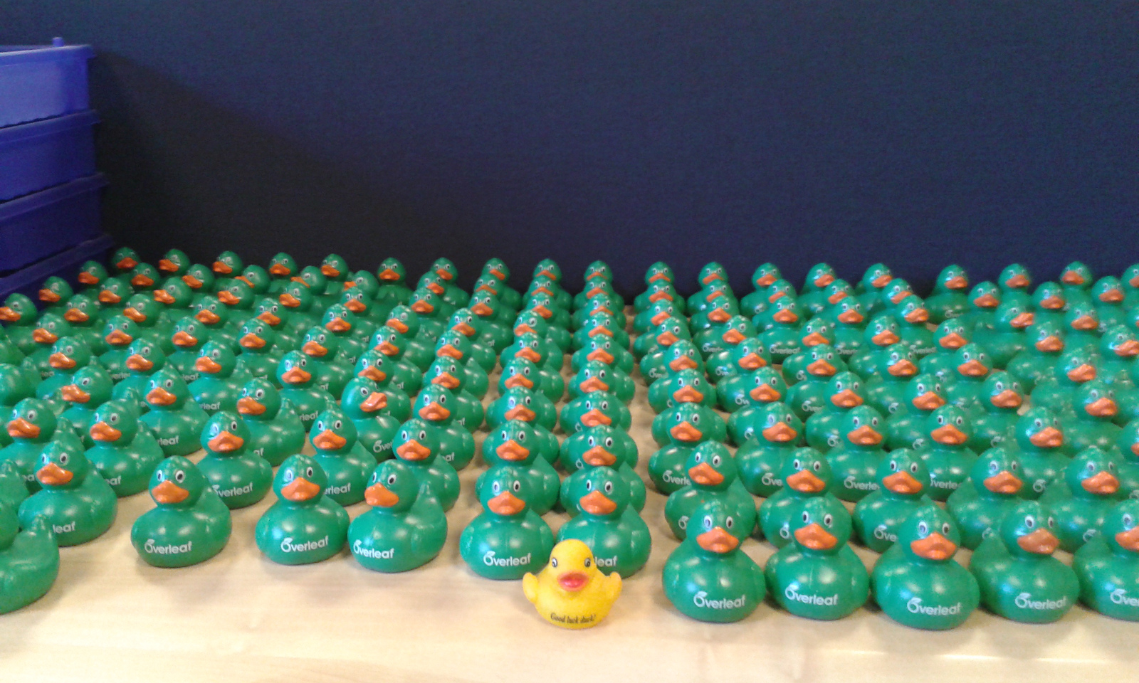 Overleaf Rubber Duck Army at Imperial College London