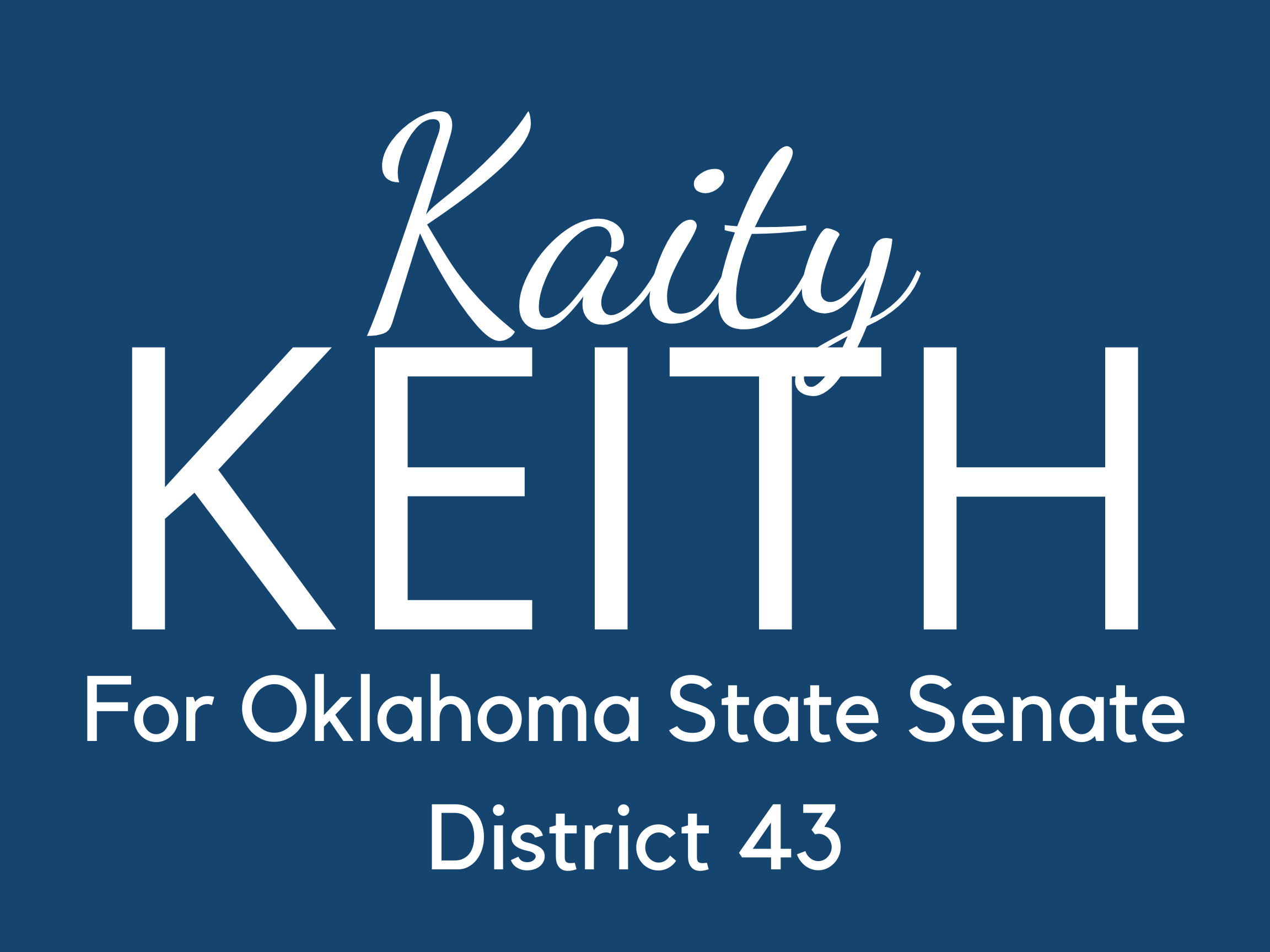 Kaity Keith for State Senate 2020 logo