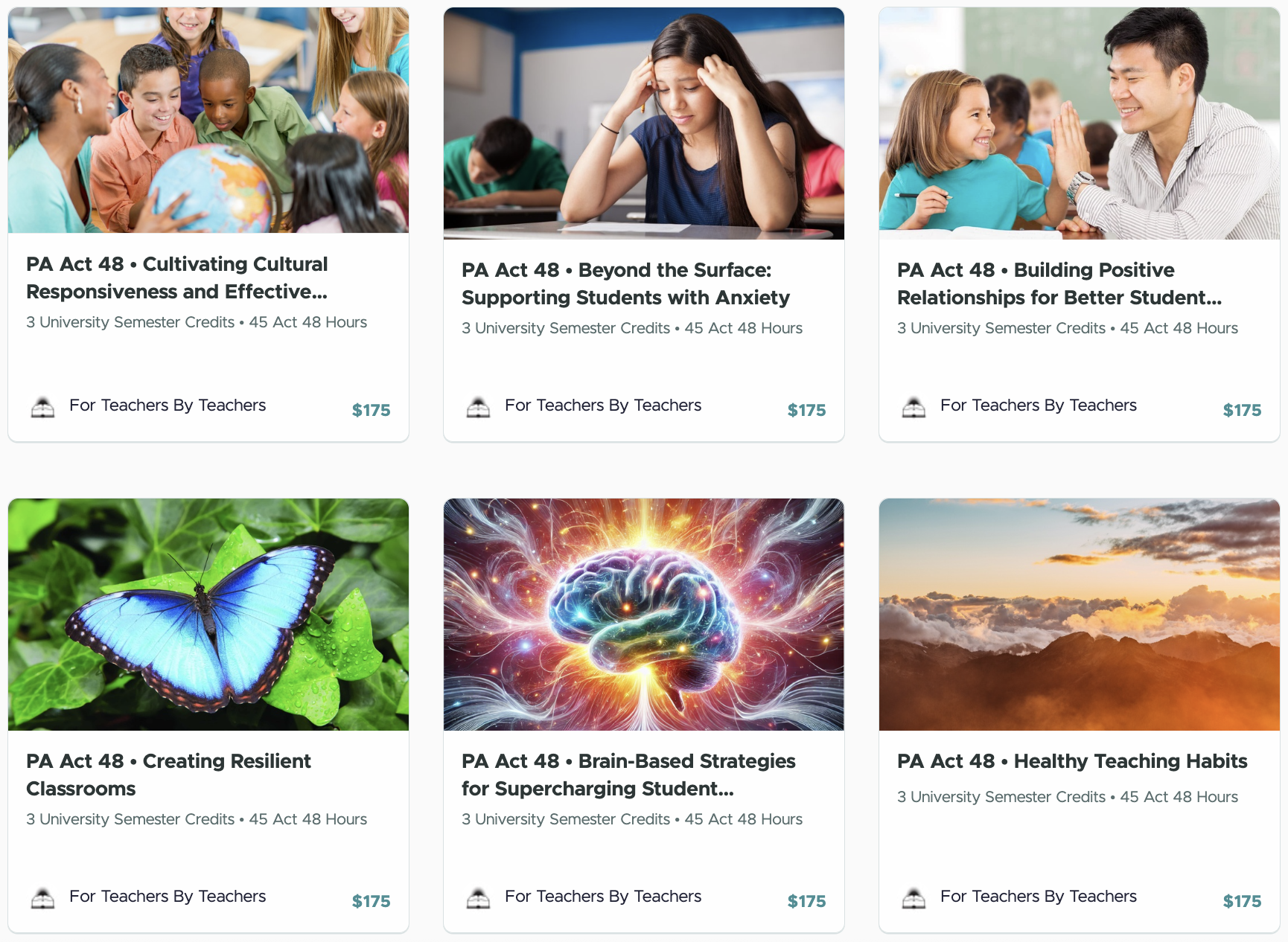 Course Thumbnails